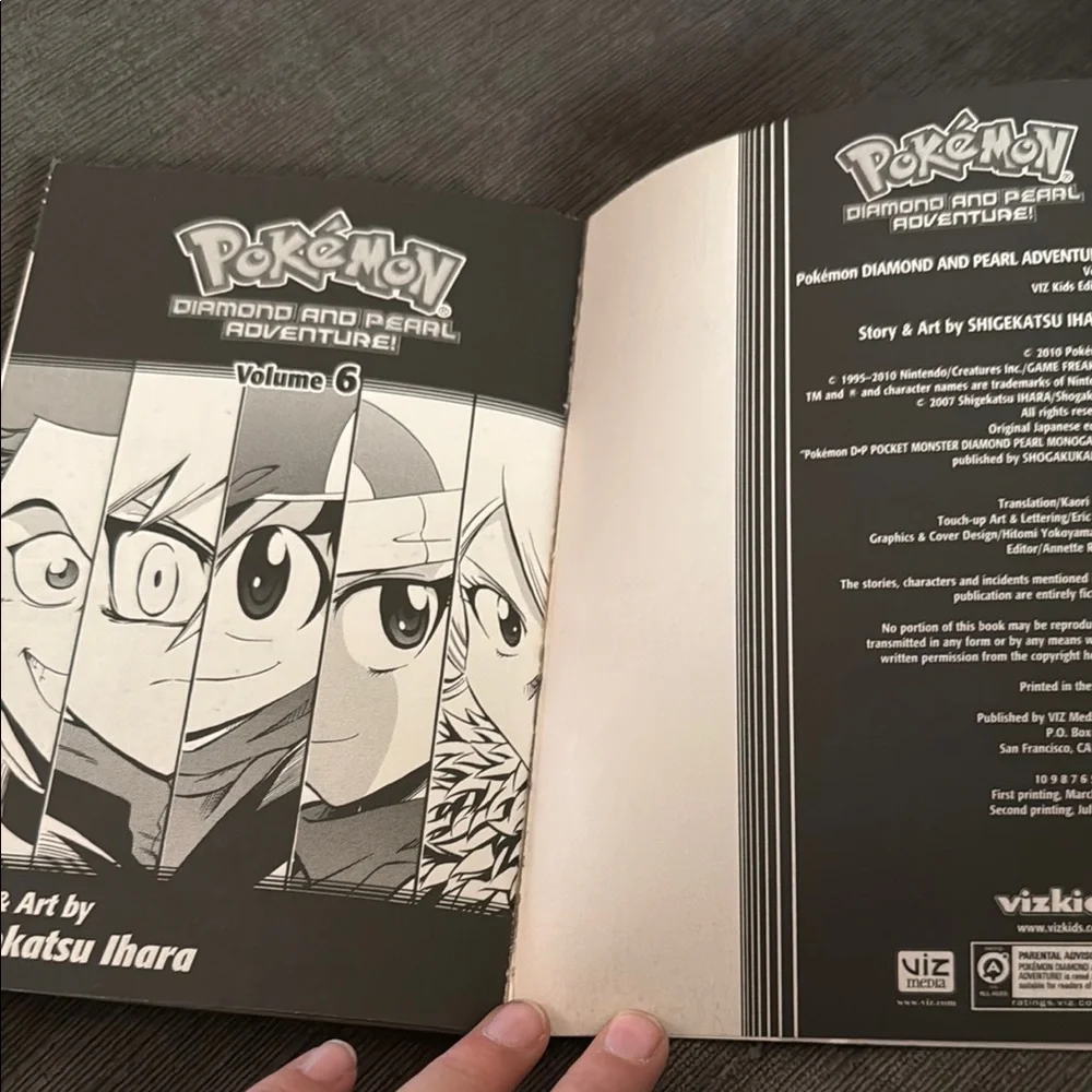 Pokémon diamond and pearl adventure vol 6 book